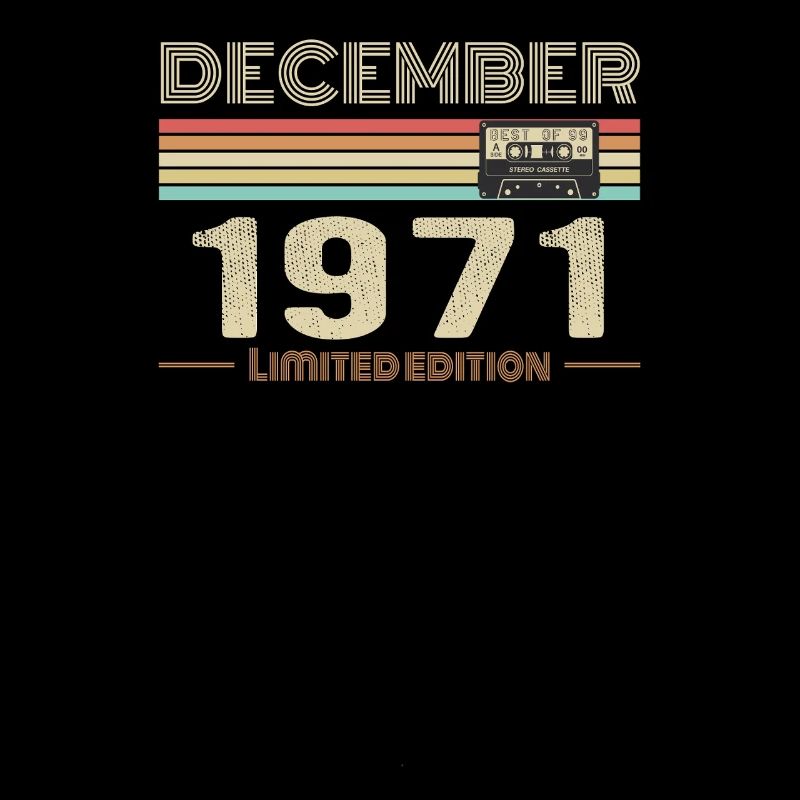 Décembre 1971 anniversaire Décembre 1971 Décembre