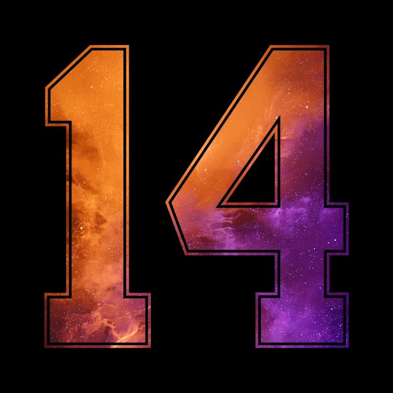 NR. 14 NUMMER 14 COLLEGE 14. GEBURTSTAG