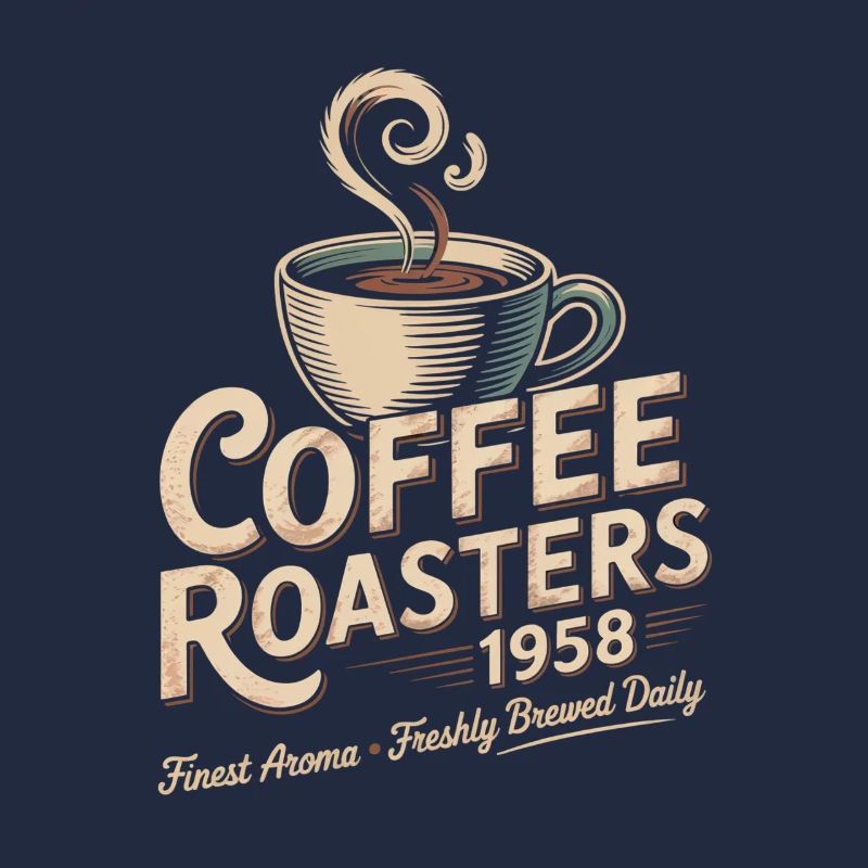 Vintage Kaffee Werbung