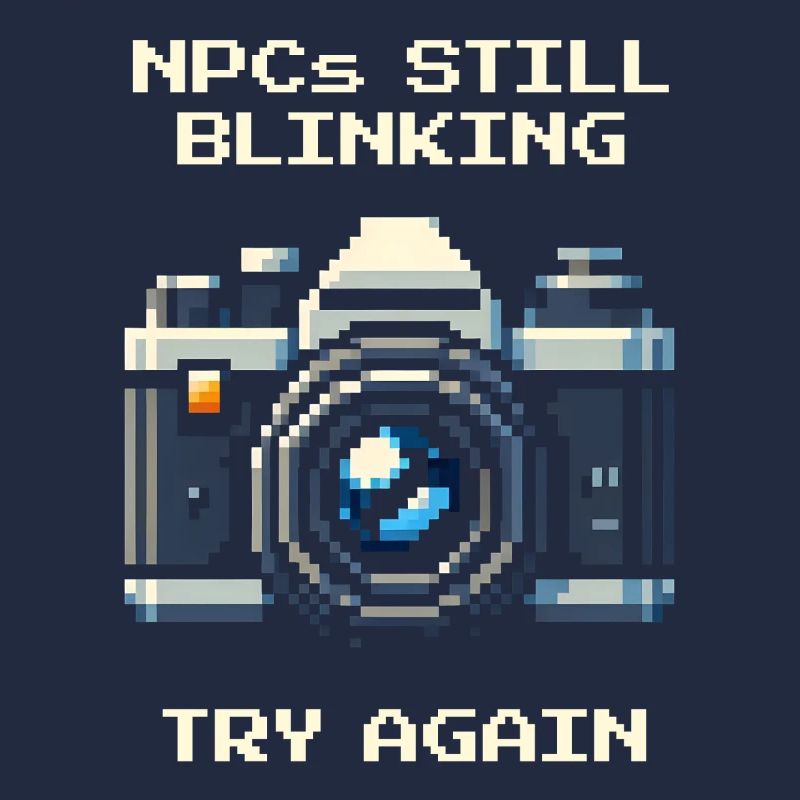 NPC is still blinking | Try again, portrait