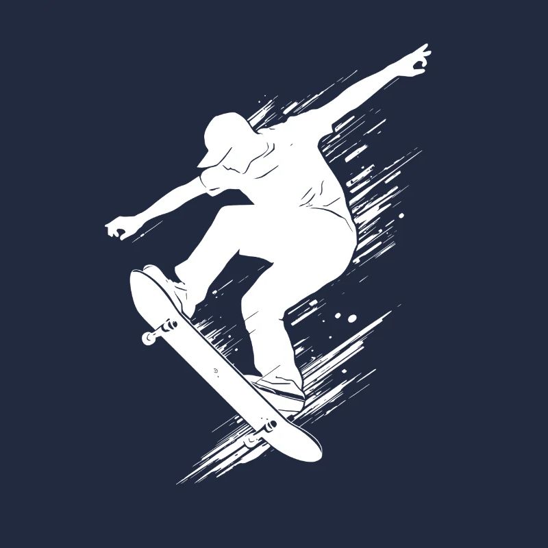 Energetic Skateboard Art