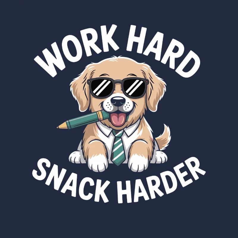 Funny Labrador quote Work hard harder nas