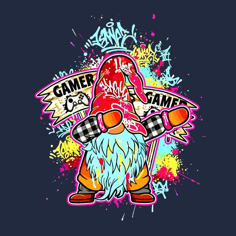 GAMER GNOME Dab Controller Gaming Xmas Zocker