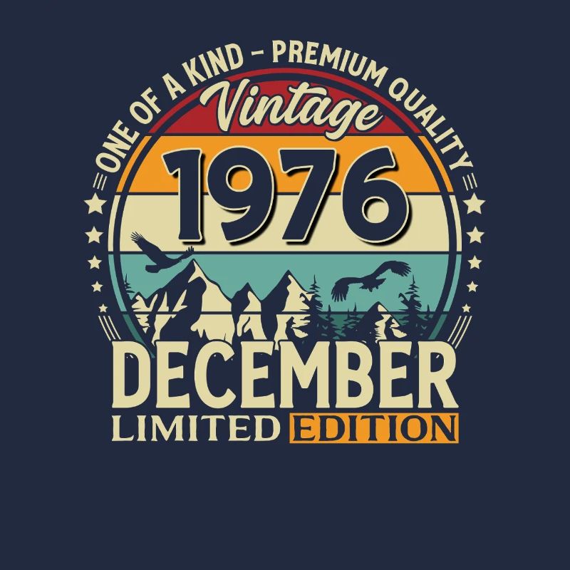 49e anniversaire Millésime décembre 1976
