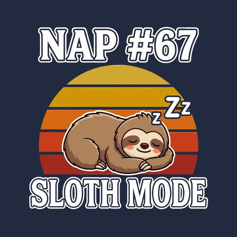 Sloth Nap 67 Meme Argot Mode Paresseuse