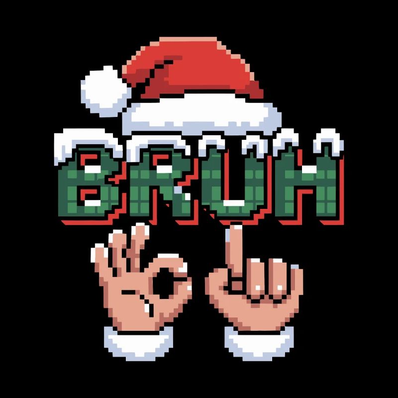 Santa 67 Bruh Weihnachtsmeme