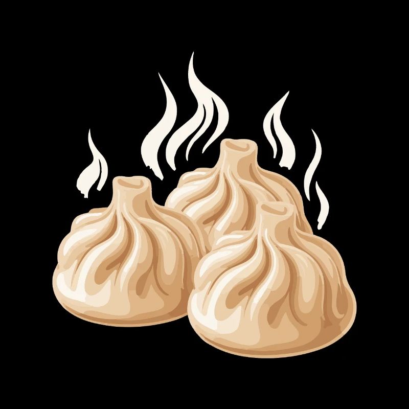 Dampfende Dumpling-Design