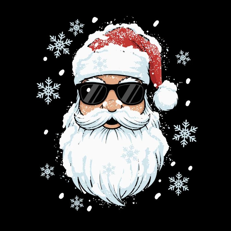 Cool Santa - Weihnachtsmann mit Sonnenbrille