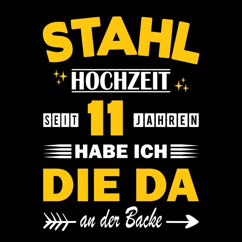 Stahlhochzeit 11 Hochzeitstag Jahrestag Ehemann