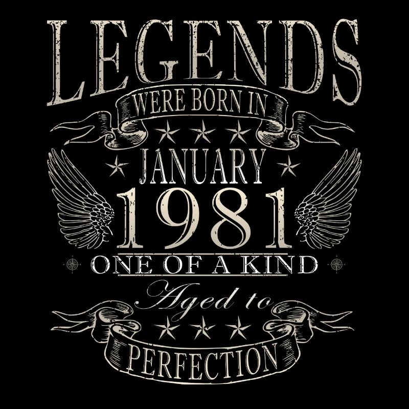 45th Birthday Original January 1981