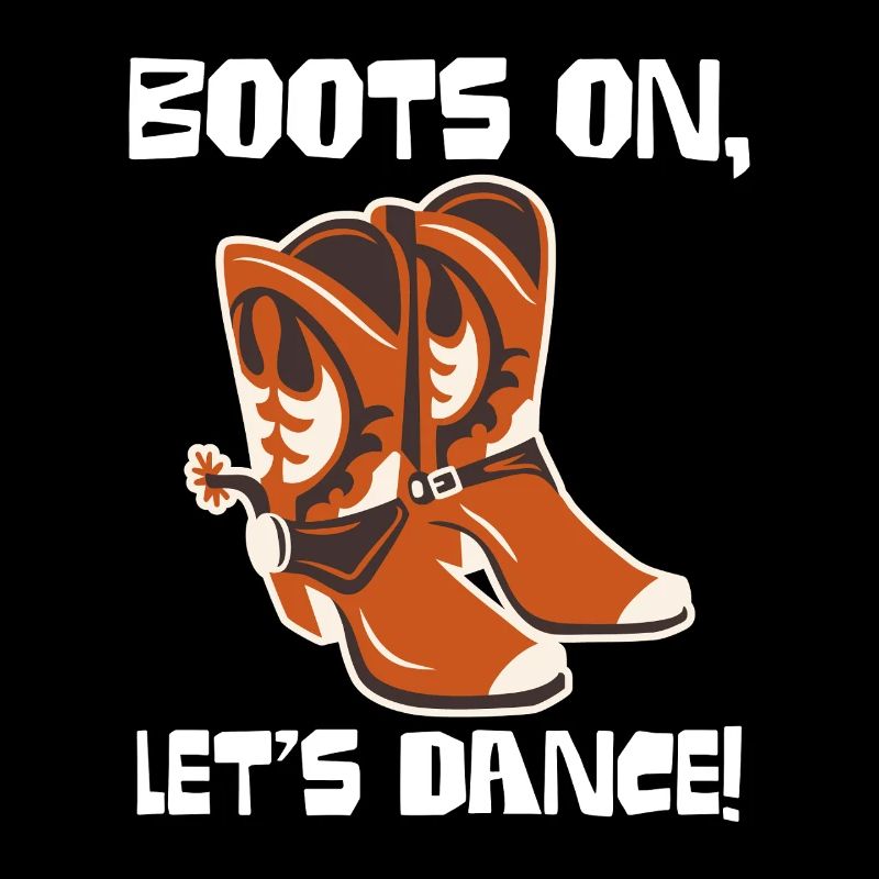 Bottes sur : Bottes de cow-boy dansant