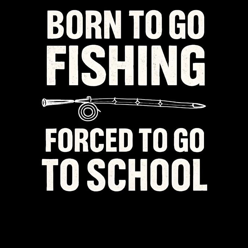 Né pour aller pêcher, forcé d’aller à l’école Pêcheur
