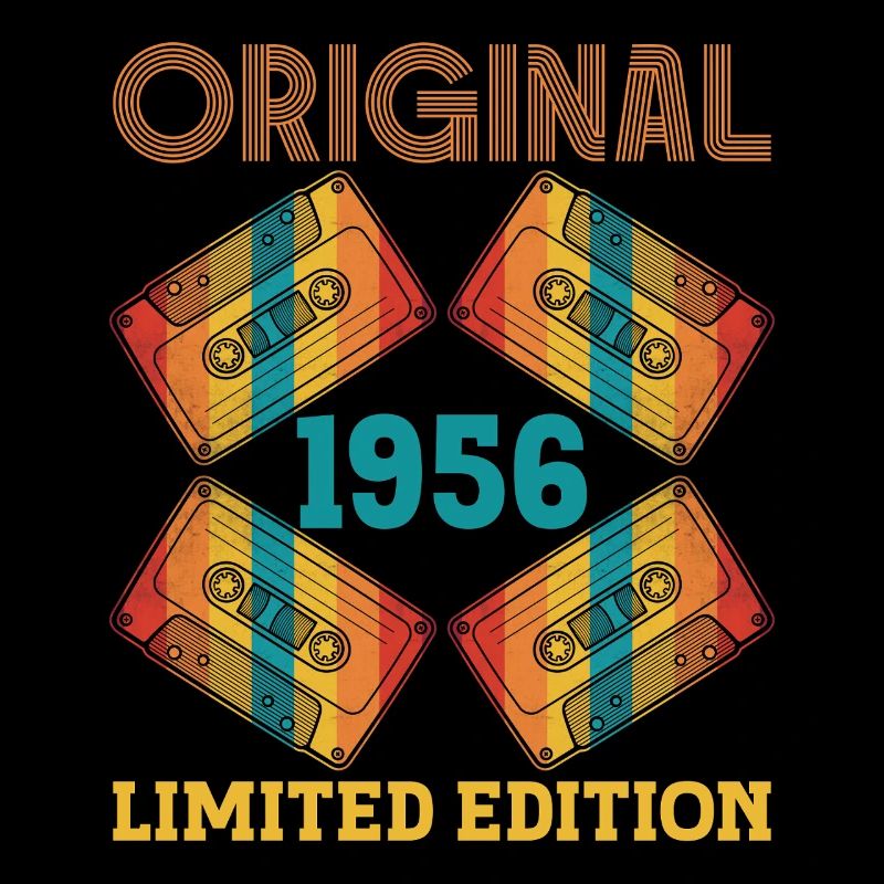 Original 70e Anniversaire 70 ans 1956 Cadeau Tee