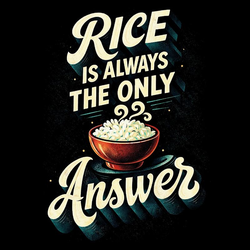 Le riz asiatique est toujours la seule solution