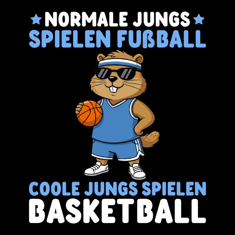 Groundhog - Garçons cool jouant au basket