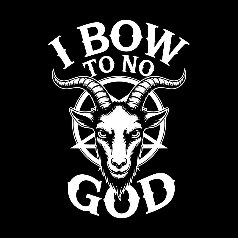 Verbeugung vor No God Goat Emblem