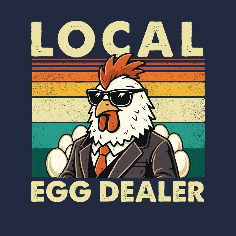Lokaler Eierhändler Hähnchen-Oster-Bauernspaß