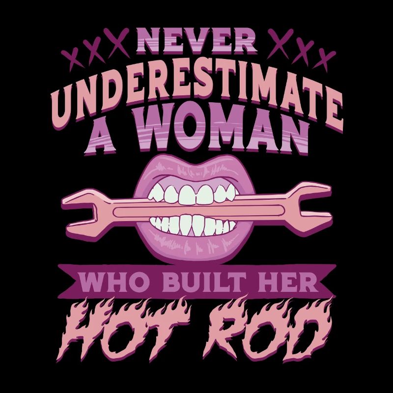 Femmes Sammler Oldtimer avec Hot Rod