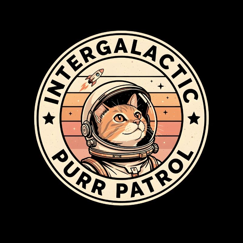 Patrouille Intergalactique du Ronronnement | Space Cat