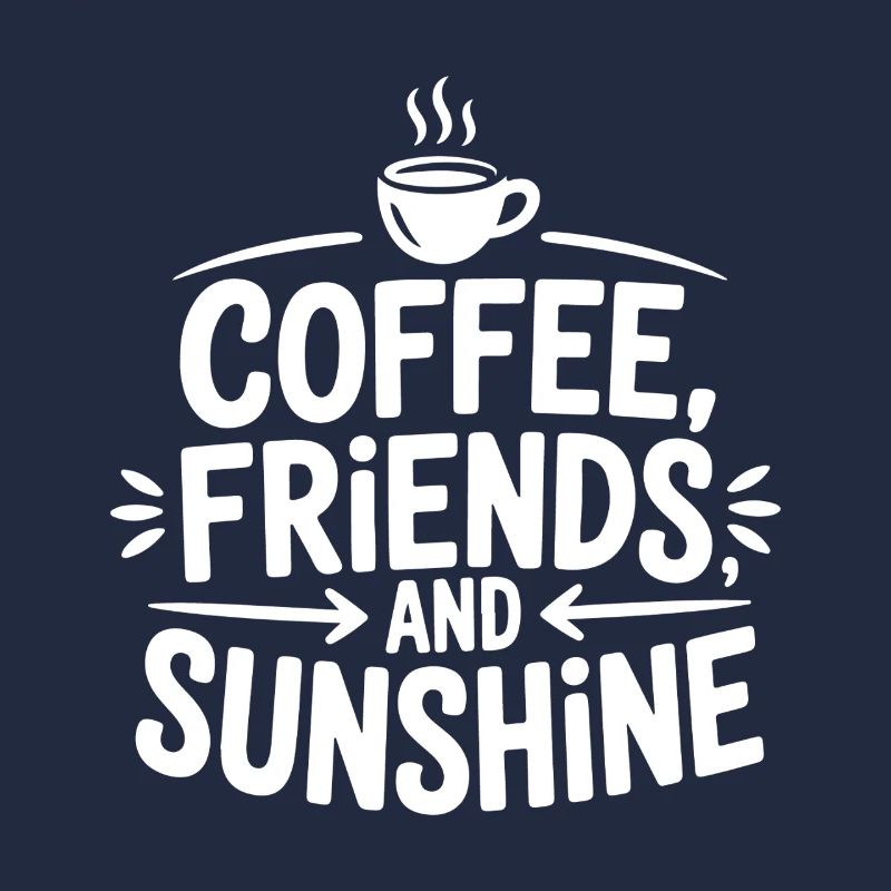 Café, amis et soleil