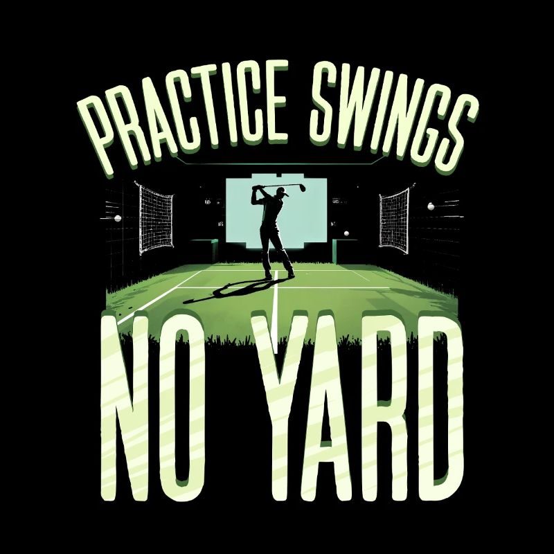 Simulateur de golf, swings d’entraînement sans yard