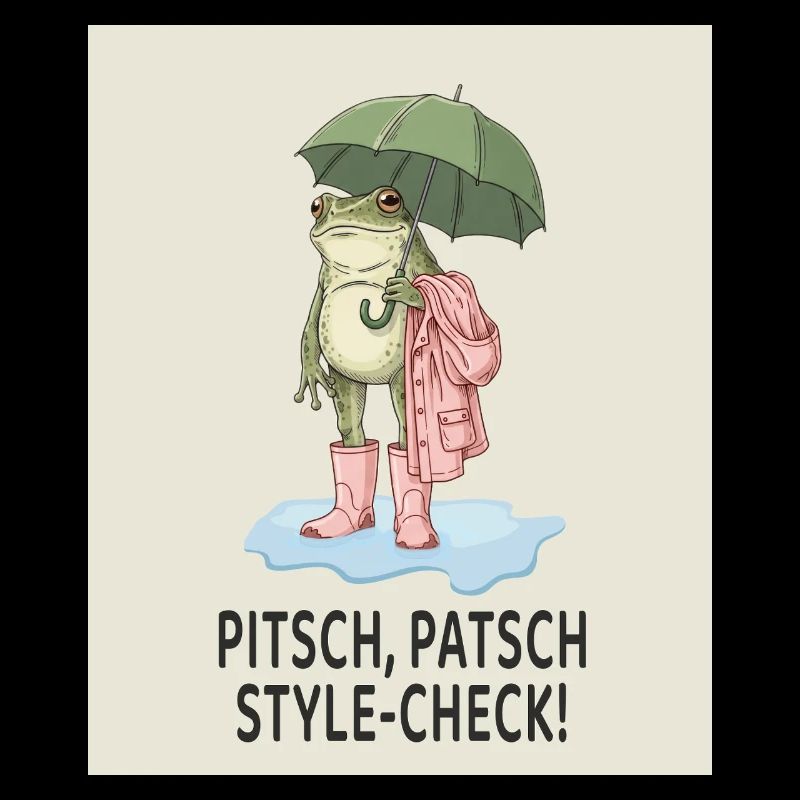 Cool frog in style check