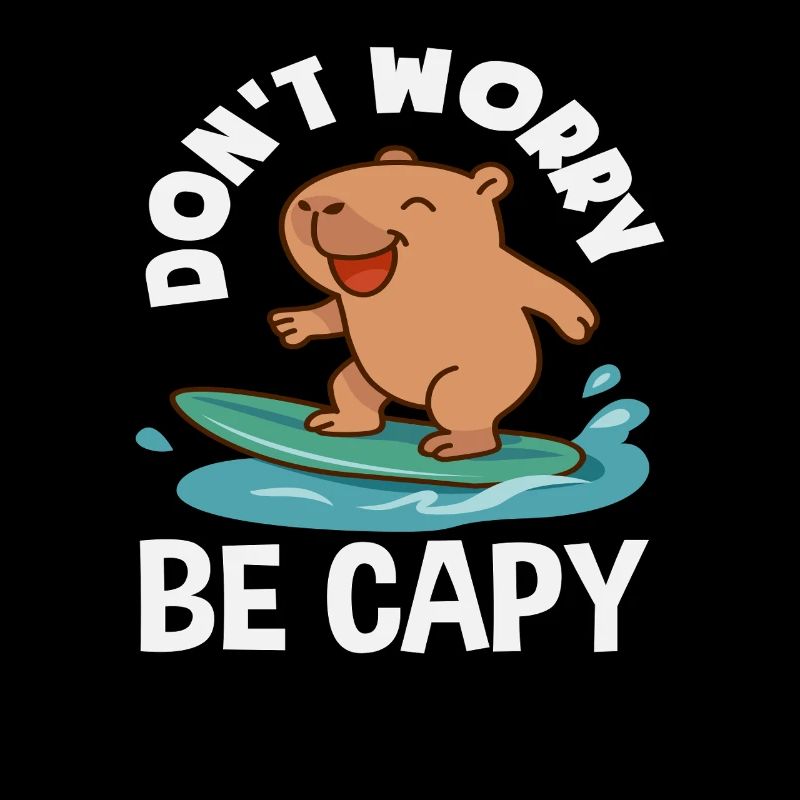 Capybaras Niedlich Lustig Tier
