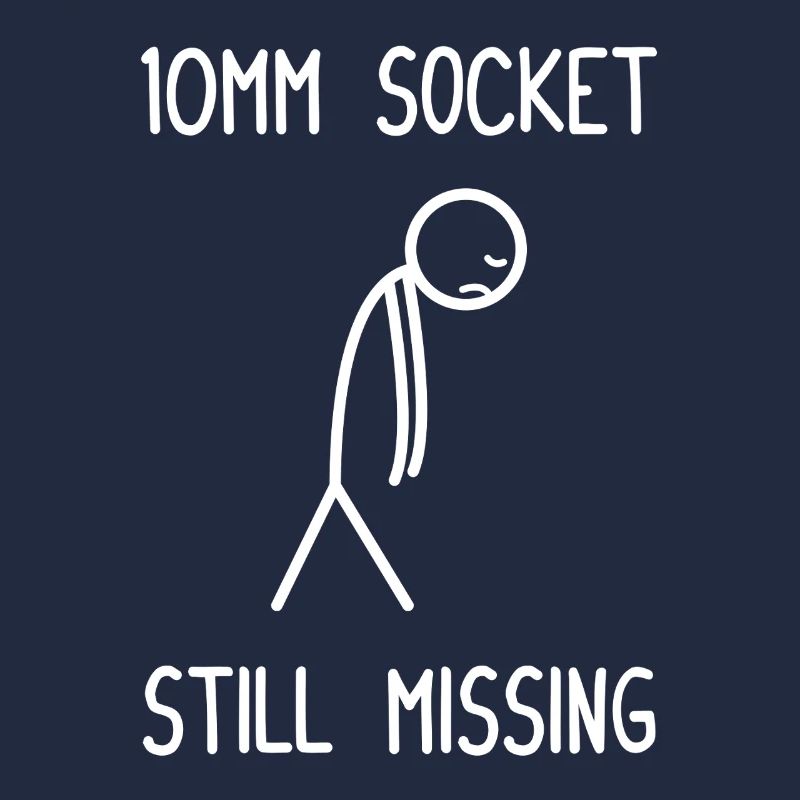 10mm Socket still missing car guy mechanic