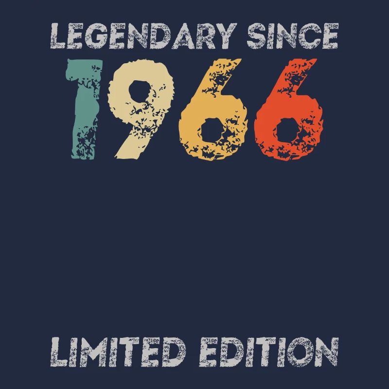 60. Geburtstag Legendary Since 1966 vintage