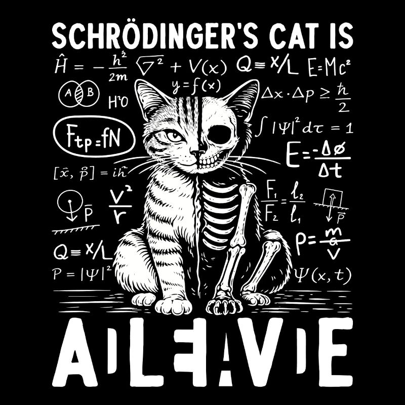 Schrödinger's Cat Alive Dead