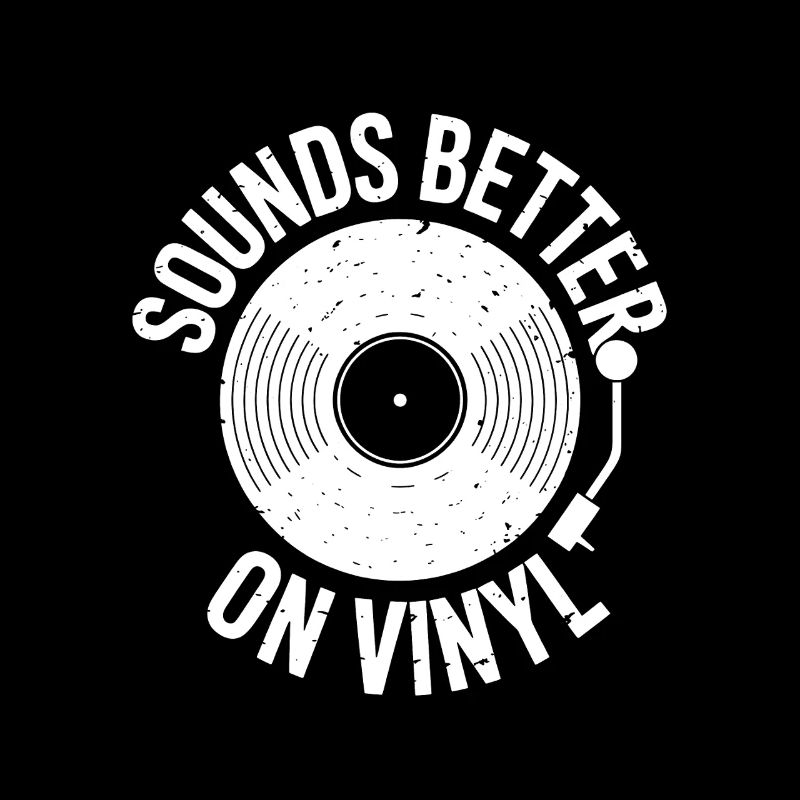 Sounds Better On Vinyl Logo Design