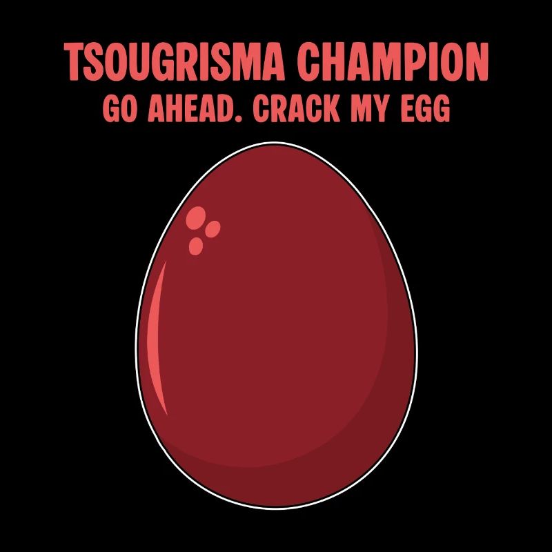 Tsougrisma-Champion Lustiges griechisches Ostern