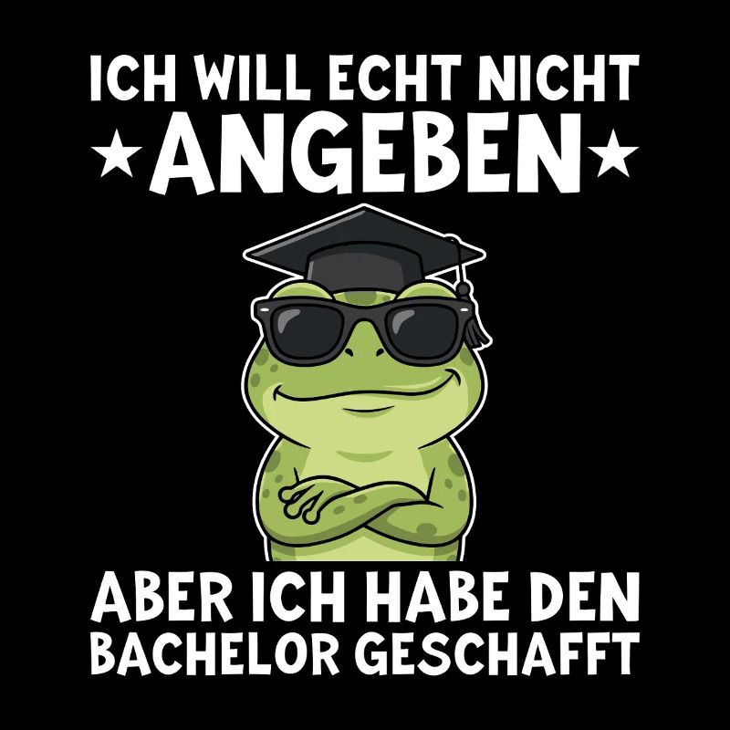 Bachelor Bestanden Frosch Abschluss Geschenk