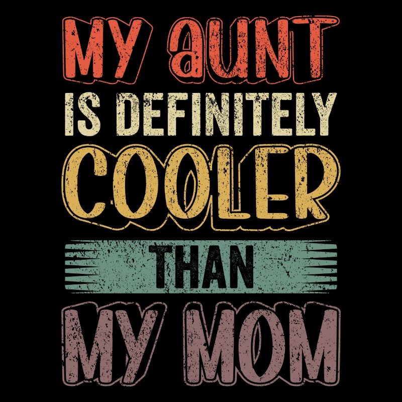 Meine Tante ist cooler als meine Mutter lustiges Kinder-Tee Geschenk