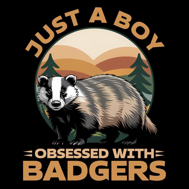 Funny Animal Badger