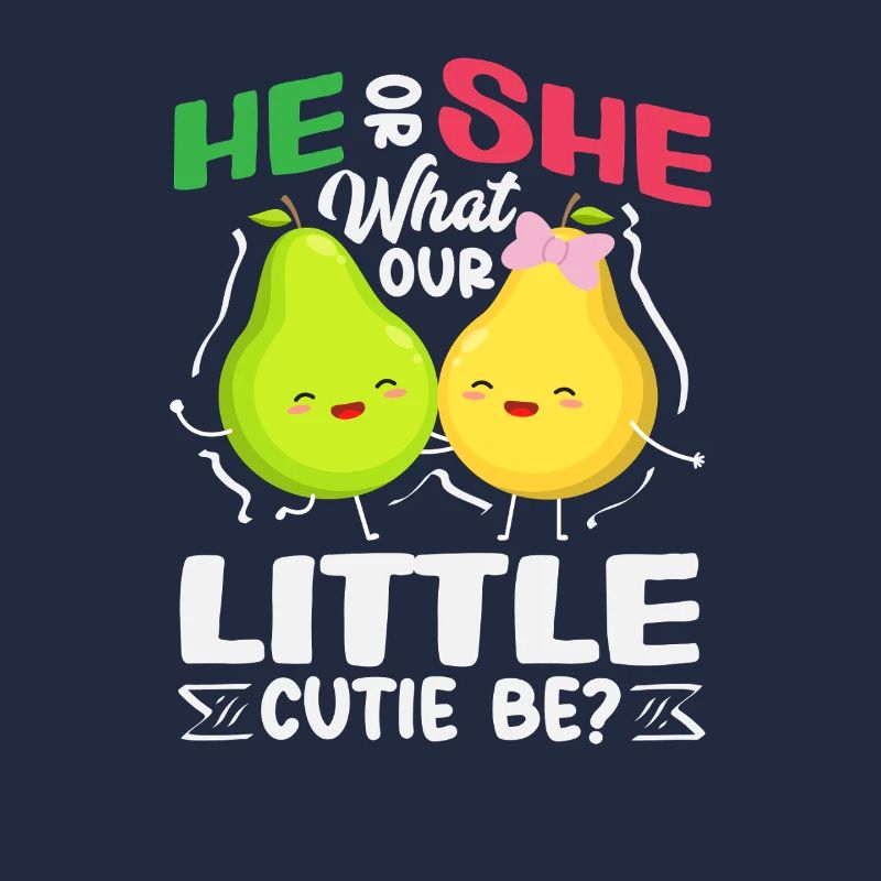 Er Oder Sie Kleiner Schatz Birnen Gender Reveal