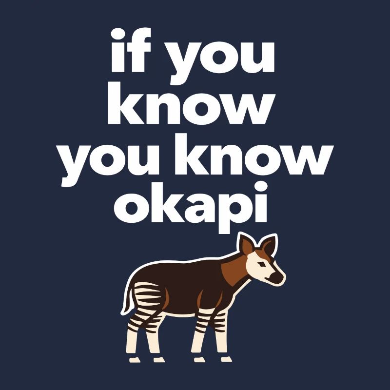 Okapi-liebhaber Okapi-tier Seltene Tierweltliebe