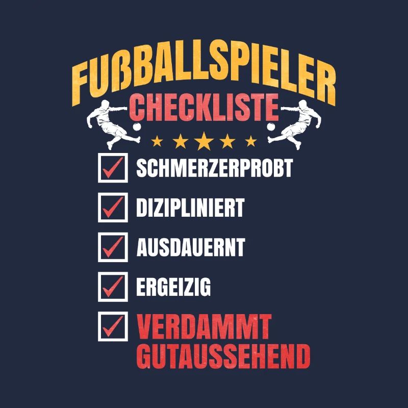 Fussballer Checkliste Training