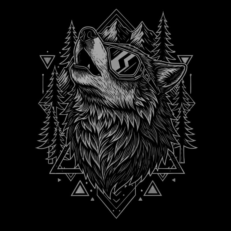 Stay Wild Wolf Outdoor