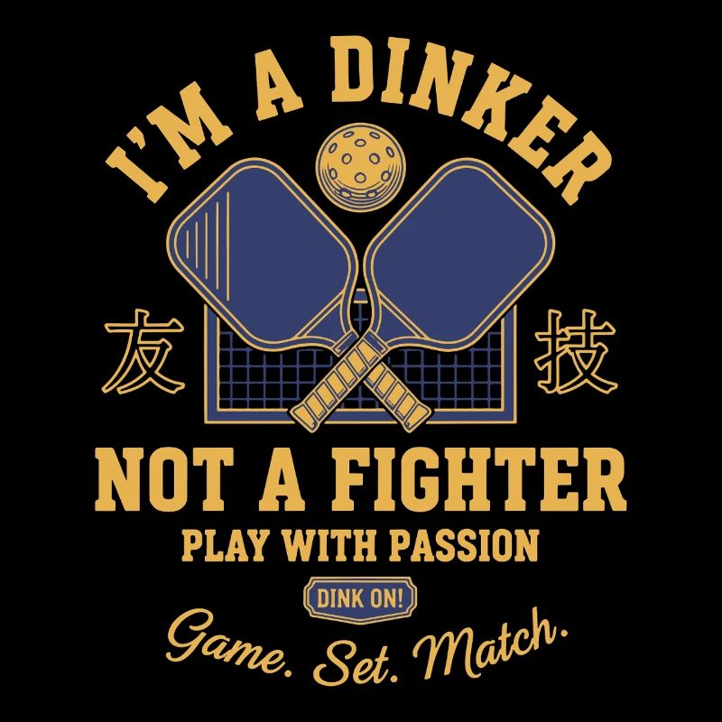 Pickleball-lustiger Spieler Pickle Ball Ich bin ein Dinker