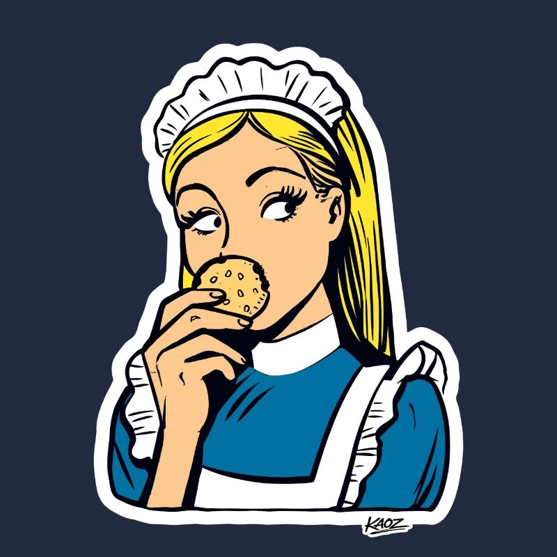Maid and Cookie Pop Art