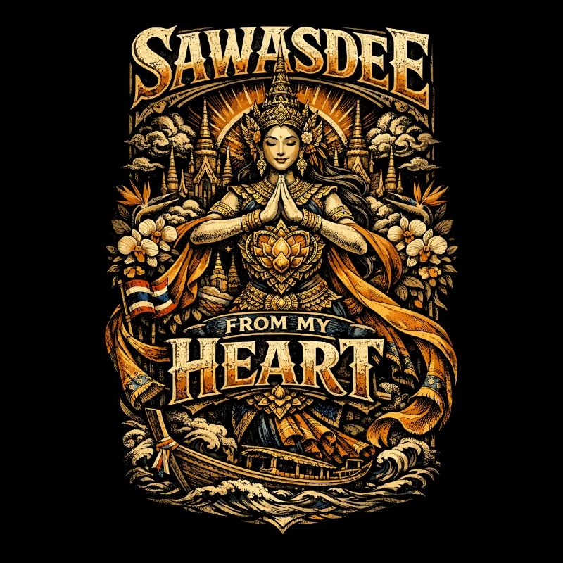 Thailand Thai Pride Sawasdee From My Heart
