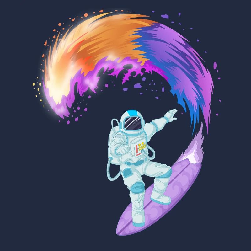 Chemise spatiale de surf d’astronaute