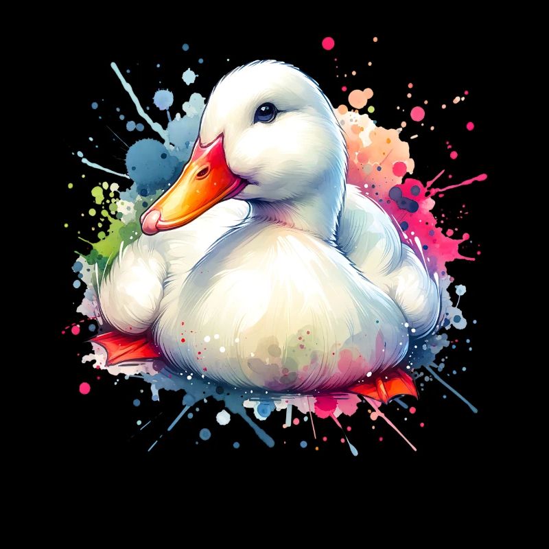 Motif du canard bêché