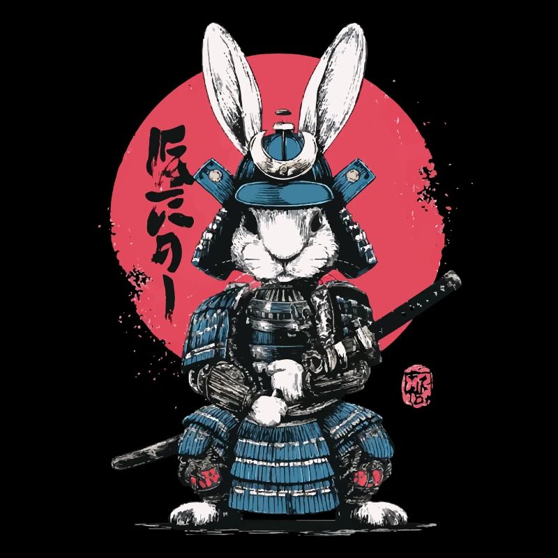 Bunny Samurai in Armor