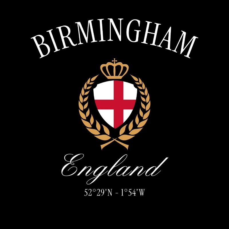 Couronne de l’Écusson de Birmingham, Angleterre – Souvenir de voyage
