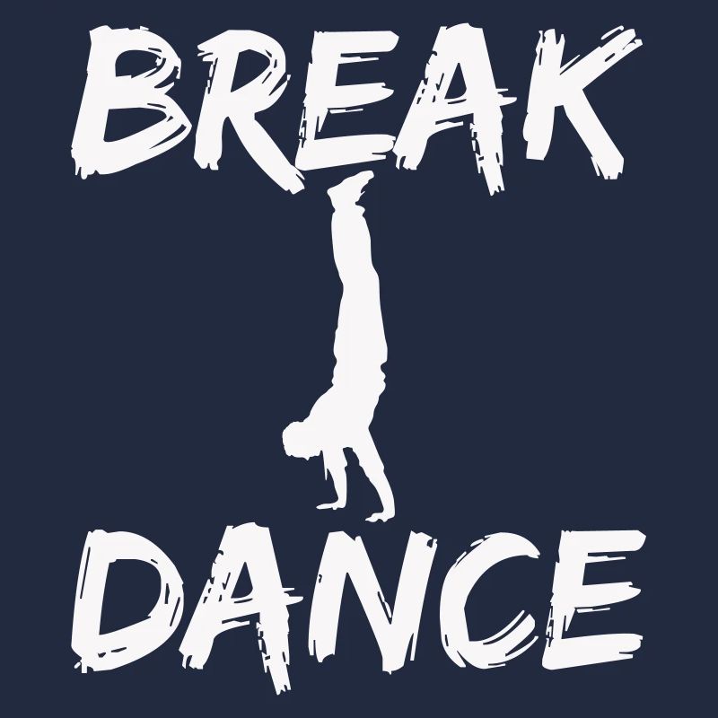 Breakdance Silhouette Motiv