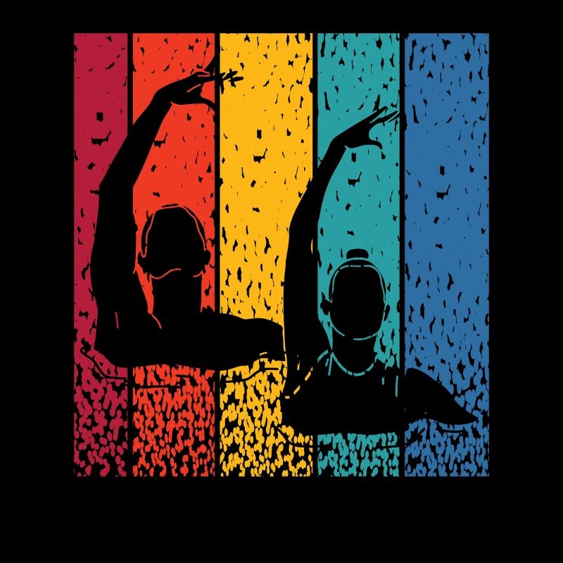 Artistic Swim Team Synchronized Swimming
