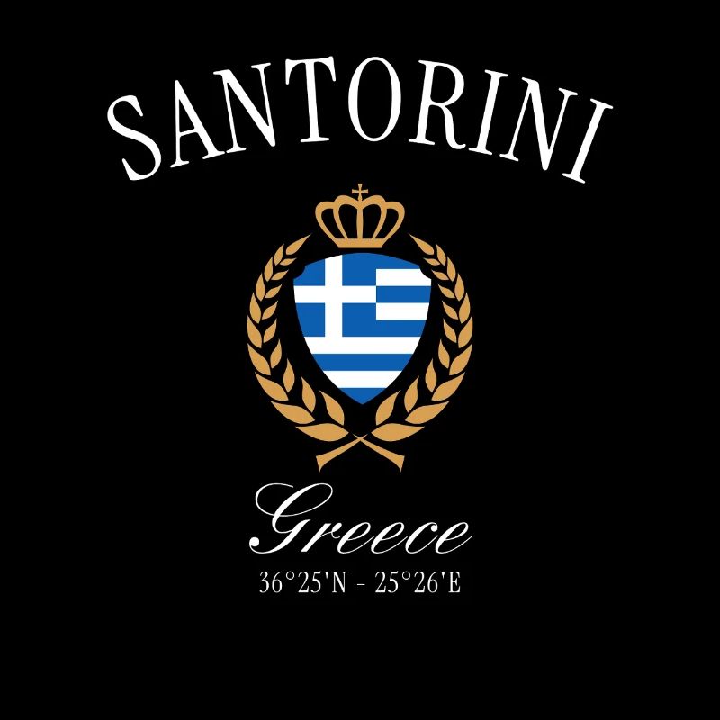 Souvenir de voyage de la couronne de Santorin, Grèce