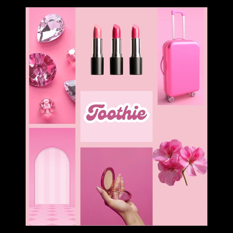 Glam rose Toothie